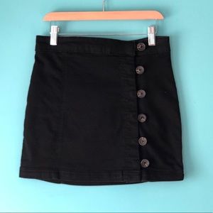 Forever 21 black mini skirt.